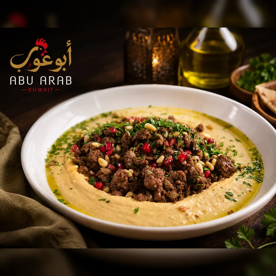Hummus with Meat